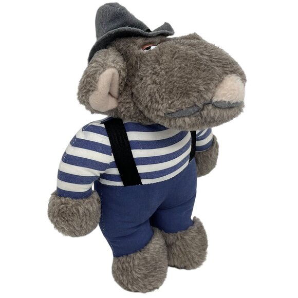 Vintage 1987 Commonwealth Mouse Rat Smoking Cigar Plush Stuffed 9” Tall - Picture 3 of 8